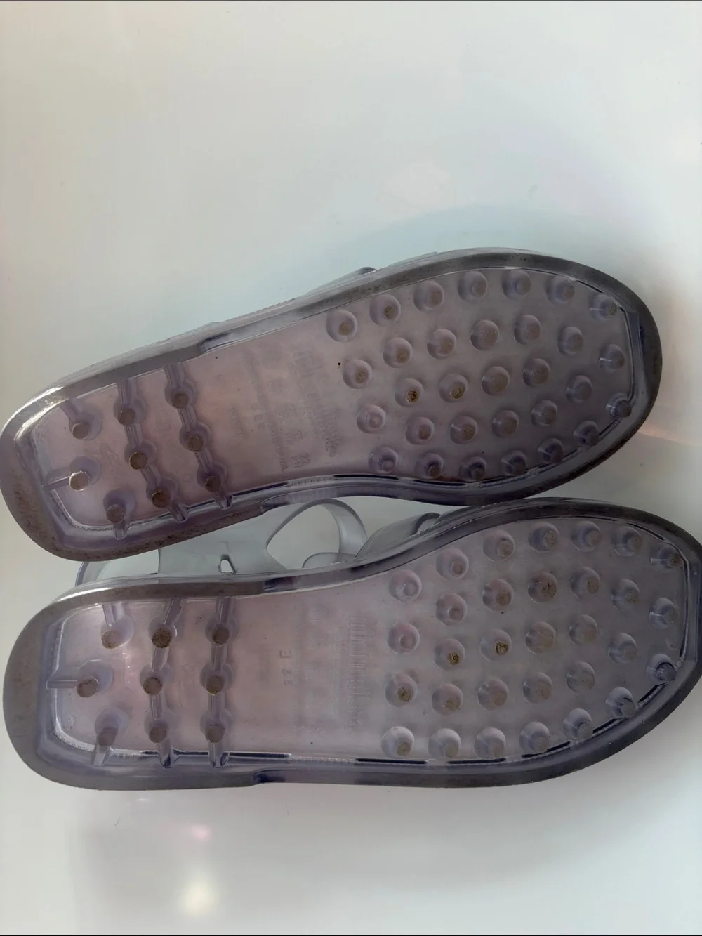 Mini Melissa Clear Jelly Sandals